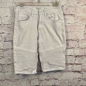 Mens Reason Jean Shorts Size 30 White